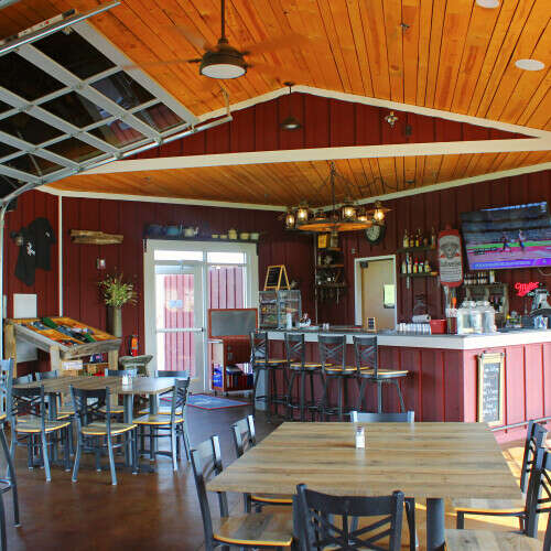 Both indoor and outdoor bars