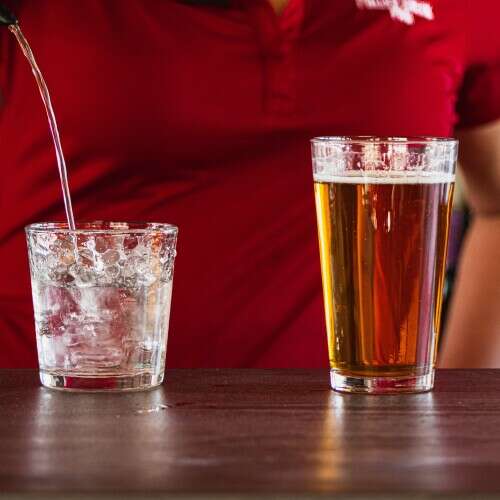 Beer, Wine, & Mixed Drinks Available